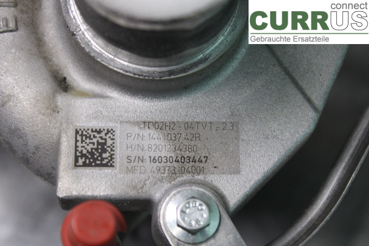 RENAULT CLIO IV   12-16 Turbo charger  0.9/H4B-400