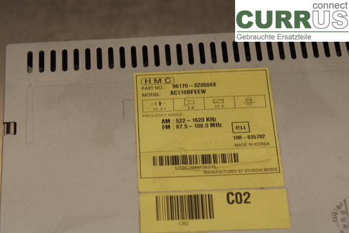 HYUNDAI i40  08-15 Radio CD / Multimedia panel  1.7CRDi/D4FD
