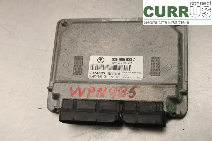 SKODA FABIA    99-07 Engine Control Unit (ECU)  1.2i/AZQ