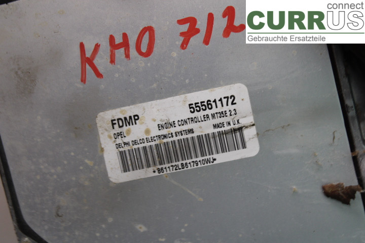 OPEL ASTRA  H    04-12 Engine Control Unit (ECU)  1,6i/Z16XEP