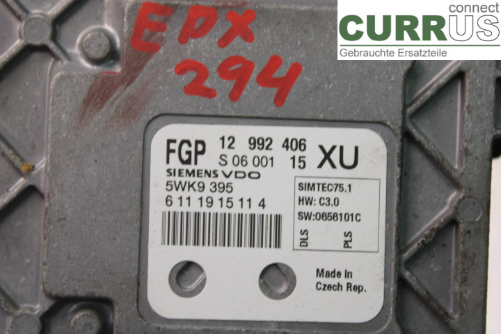 OPEL ASTRA  H    04-12 Engine Control Unit (ECU)  1,8i/Z18XER