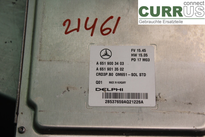 MB SPRINTER (W906) 06-18 Motorsteuergerät (ECU)  2.2CDi/OM651957