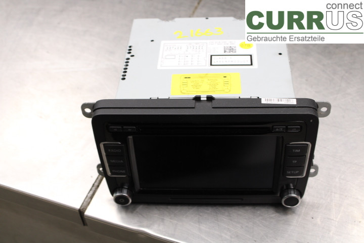 VW PASSAT  11-14 Radio CD / Multimedia panel  2.0TDi/CFFB
