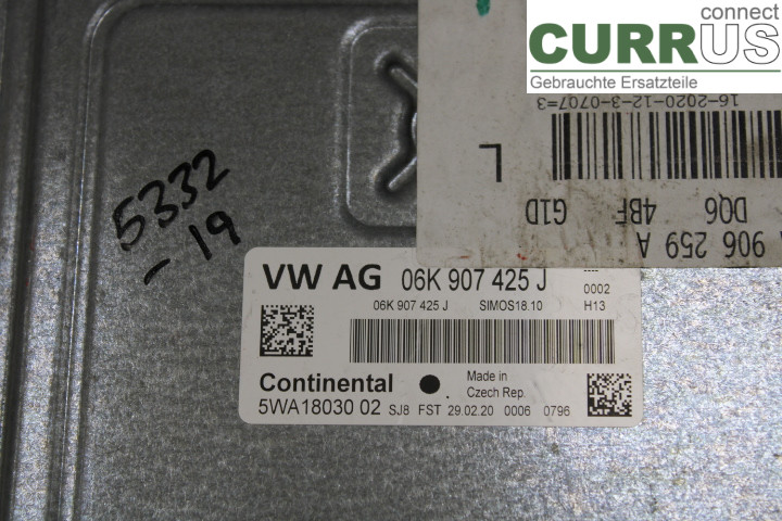 SEAT LEON   13-20 Engine Control Unit (ECU)  