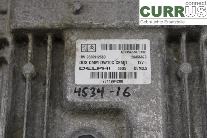 CITROEN C5  08-17 Engine Control Unit (ECU) 9666912580 