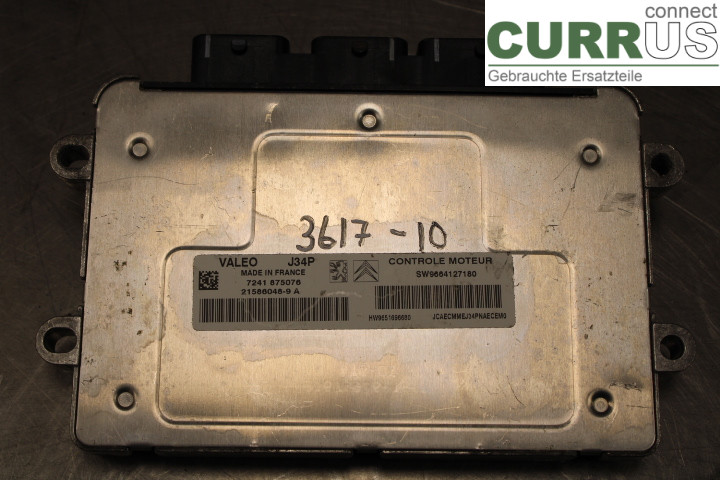 PEUGEOT 207 Motorens styreenhed (ECU)  