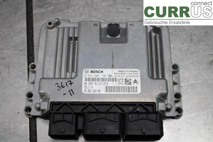 PEUGEOT 207 Engine Control Unit (ECU) 9666382080 