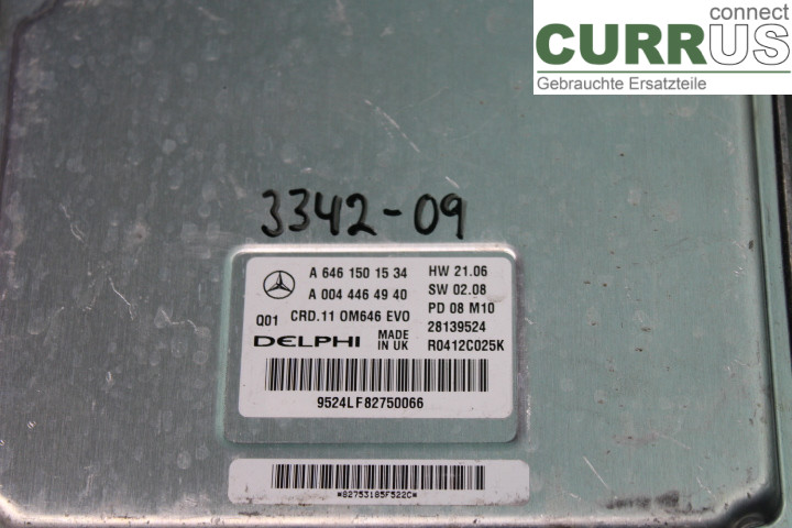 MB E-KLASS (W211)   02-09 Motorens styreenhed (ECU)  
