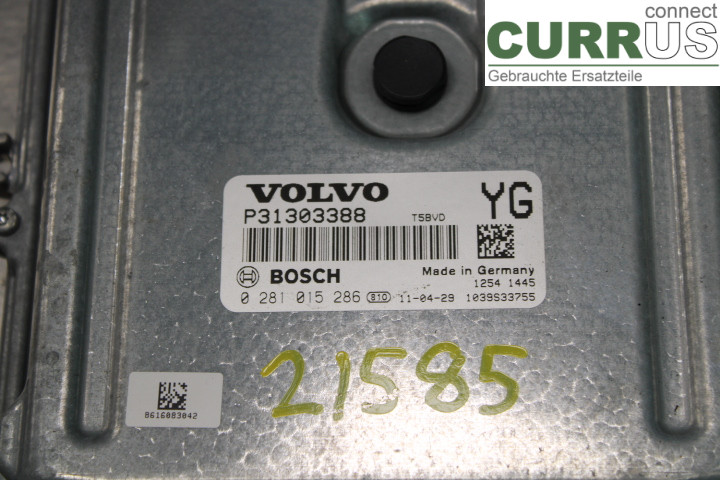 VOLVO XC60  09-13 Engine Control Unit (ECU)  2.4/D5244T16
