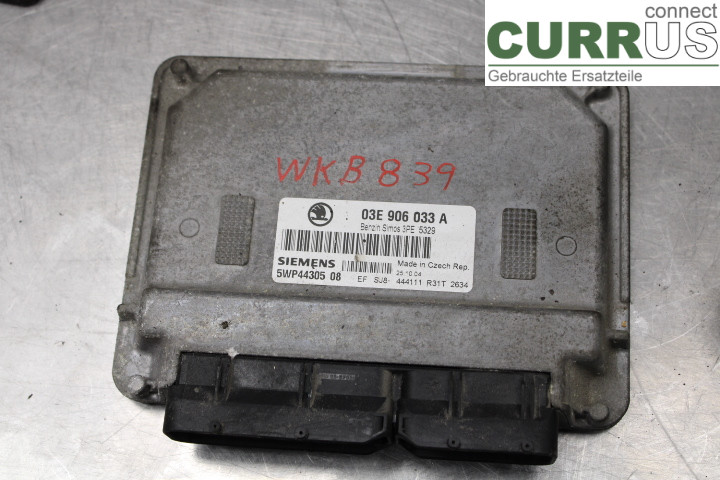 SKODA FABIA    99-07 Engine Control Unit (ECU)  1.2i/AZQ