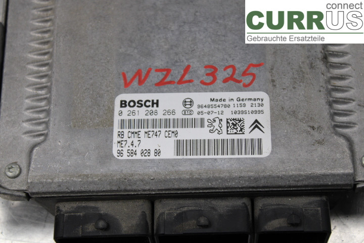 PEUGEOT 407 Unité de contrôle moteur (ECU)  3.0/XFV