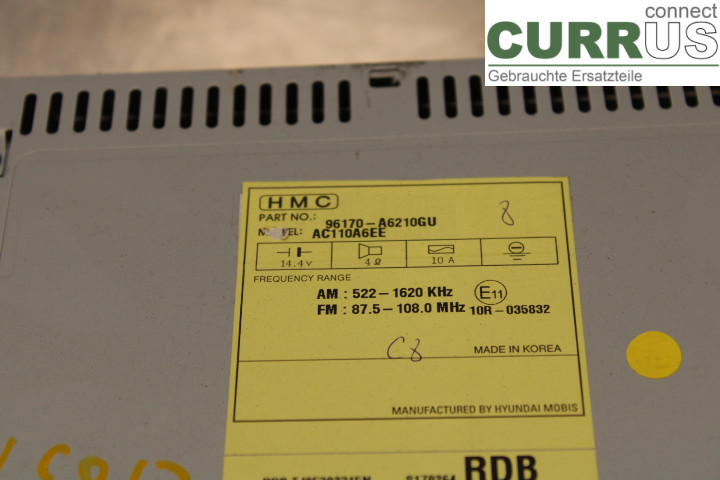HYUNDAI i30   13-16 Radio CD / Multimedia panel  1.6/D4FB