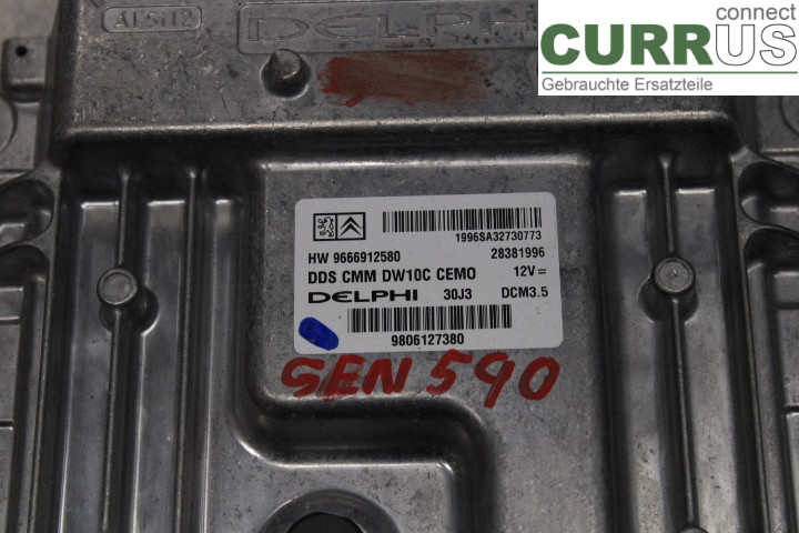 CITROEN C5  08-17 Engine Control Unit (ECU)  2.0HDi/RHH