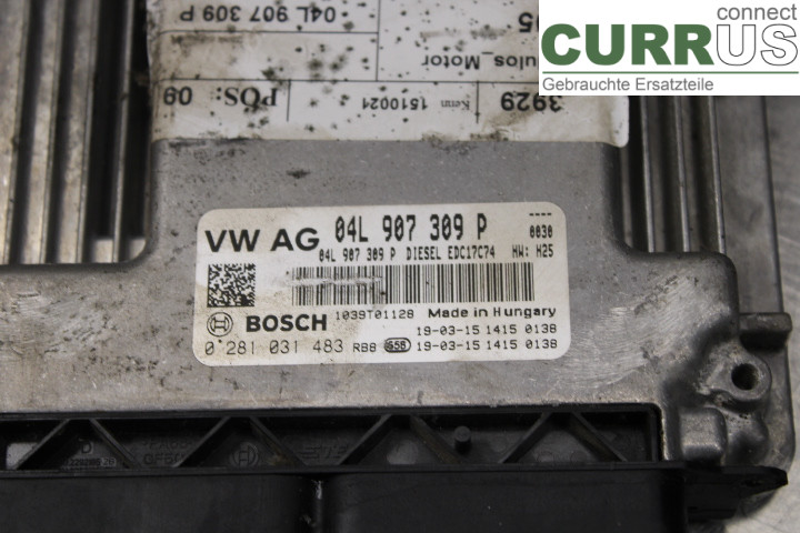 VW T-ROC  18- Engine Control Unit (ECU)  2.0TDi/DFFA