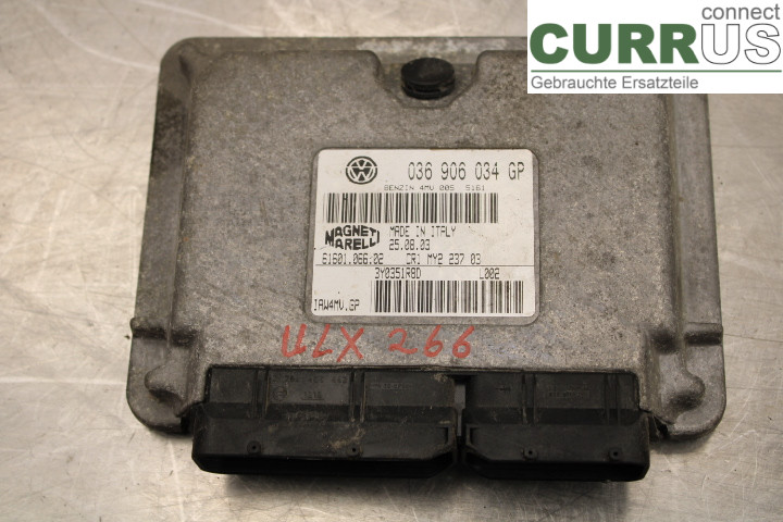 VW POLO       02-05 Engine Control Unit (ECU)  1.4i/BBY