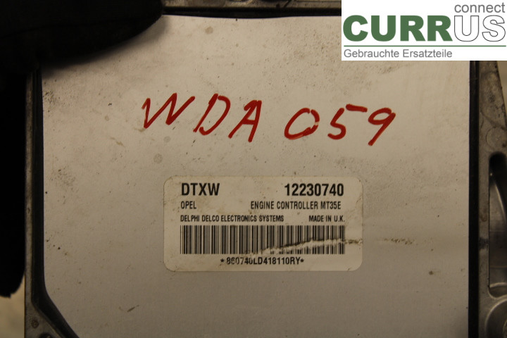 OPEL ASTRA  H    04-12 Engine Control Unit (ECU)  1.6i/Z16XEP