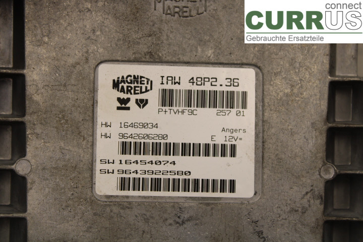 PEUGEOT 307     01-05 Engine Control Unit (ECU)  2.0i/RFN