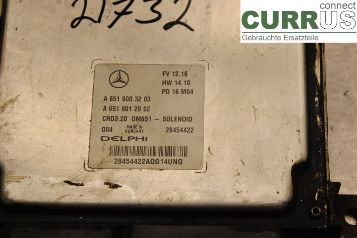 MB SPRINTER (W906) 06-18 Engine Control Unit (ECU)  2.2/OM651.957