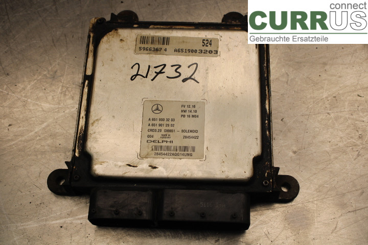 MB SPRINTER (W906) 06-18 Engine Control Unit (ECU)  2.2/OM651.957