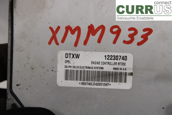 OPEL ASTRA  H    04-12 Engine Control Unit (ECU)  1.6/Z16XEP