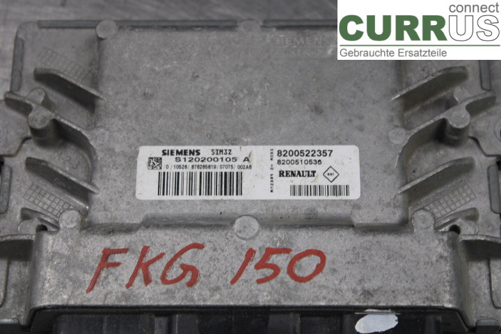 RENAULT CLIO III  06-09 Motorstyrningsenhet (ECU)  D4F-740