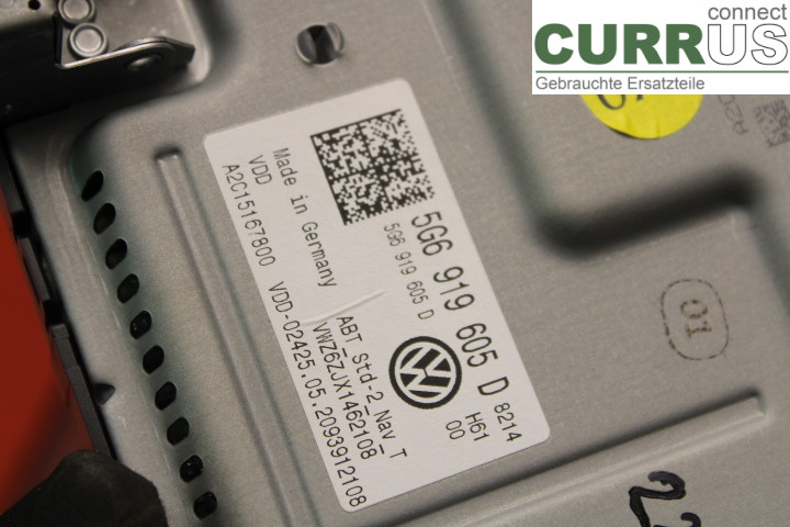 VW TRANSP/CARAVELLE 16- Radio CD / Multimedia panel  2.0/CXHA