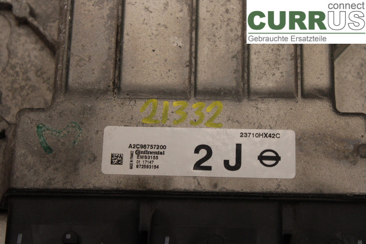 NISSAN QASHQAI  17-21 Engine Control Unit (ECU)  1.2/HRA2