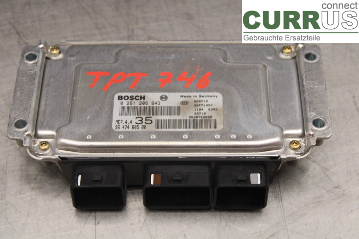 PEUGEOT 307     01-05 Engine Control Unit (ECU)  1.6/NFU