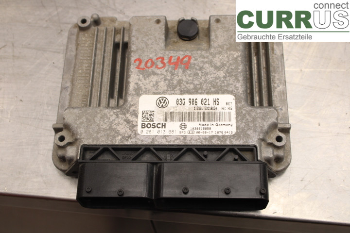 VW CADDY      04-10 Unité de contrôle moteur (ECU)  1.9TDi/BLS