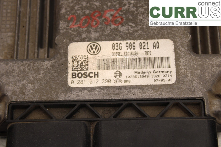VW CADDY      04-10 Unité de contrôle moteur (ECU)  BLS/1.9 TDi