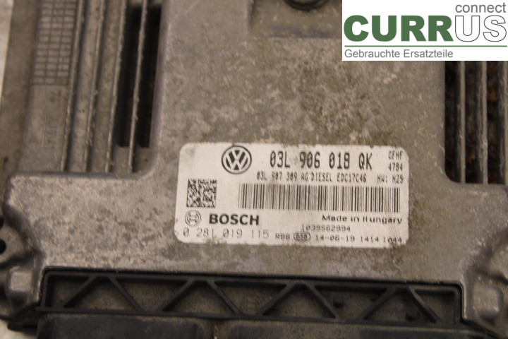 SKODA YETI Motorsteuergerät (ECU)  2.0TDi/CFHF