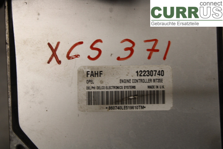 OPEL ASTRA  H    04-12 Engine Control Unit (ECU)  1.6/Z16XEP
