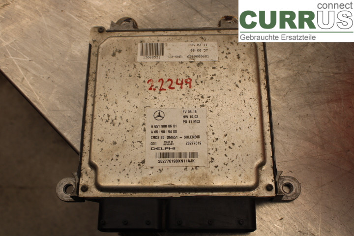 MB SPRINTER (W906) 06-18 Engine Control Unit (ECU)  2.2CDI/OM651957