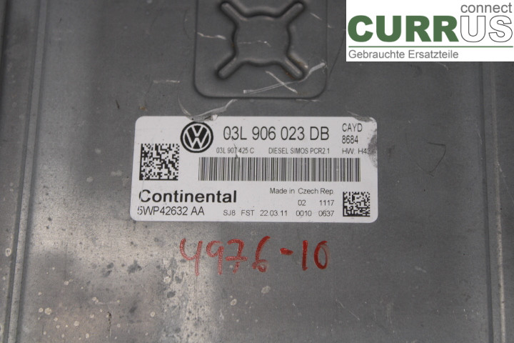 VW CADDY      04-10 Unité de contrôle moteur (ECU)  