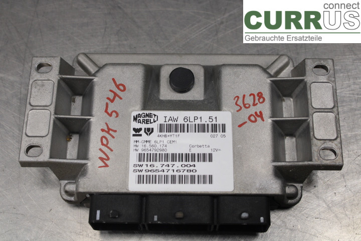 PEUGEOT 307     01-05 Engine Control Unit (ECU)  