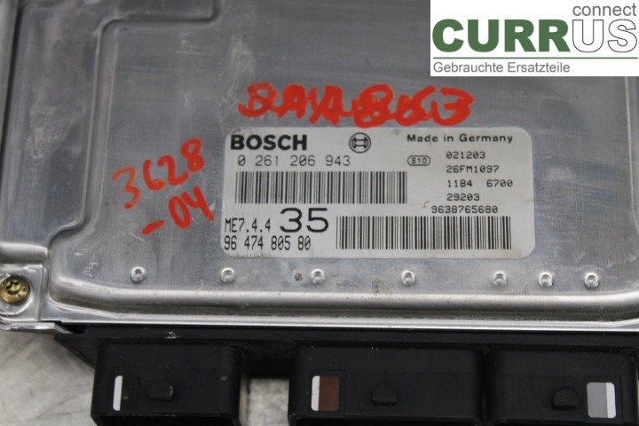 PEUGEOT 307     01-05 Engine Control Unit (ECU)  