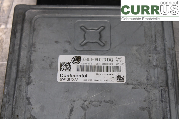 VW GOLF PLUS/CROSS GOLF 04-14 Motorens styreenhed (ECU)  