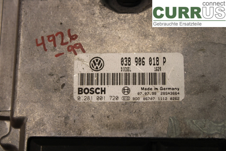 VW PASSAT 97-00 Engine Control Unit (ECU)