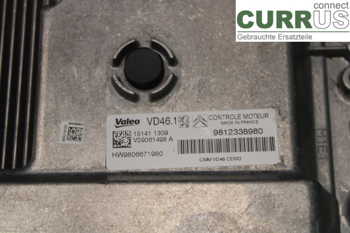 CITROEN C4 II 11-18 Engine Control Unit (ECU) 1.2/HNY