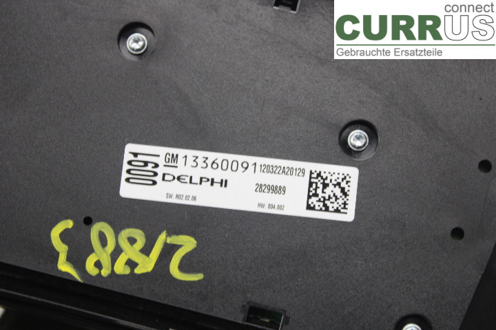 OPEL ASTRA  J    10-15 Radio CD / Multimedia panel  1.7CDti/A17DTS