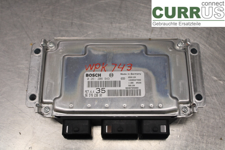 PEUGEOT 307     01-05 Engine Control Unit (ECU)  1.6i/NFU