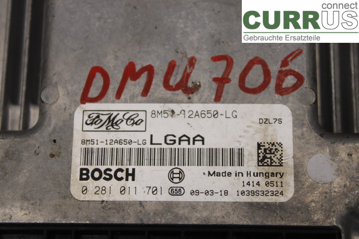 FORD FOCUS     08-11 Motorstyrningsenhet (ECU)  1.6TDCi