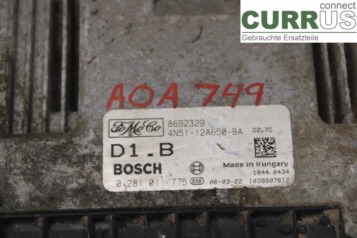 VOLVO V50      04-07 Engine Control Unit (ECU)  1.6D/D4164T