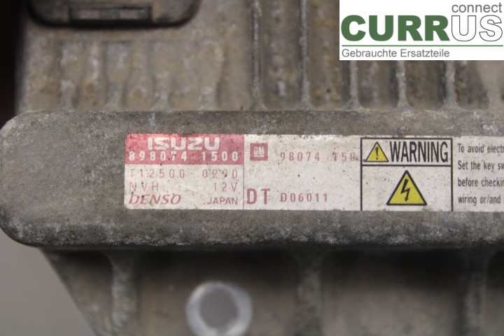 OPEL COMBO C  02- Motorsteuergerät (ECU)  1.7/Z17DTH