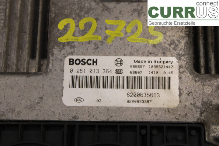 OPEL VIVARO 01-14 Motorens styreenhed (ECU)  2.5/G9U-630