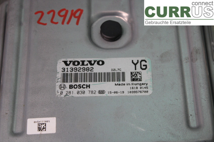 VOLVO S60 CROSS COUNTRY 16-19 Engine Control Unit (ECU) 2.4D5/D5244T21