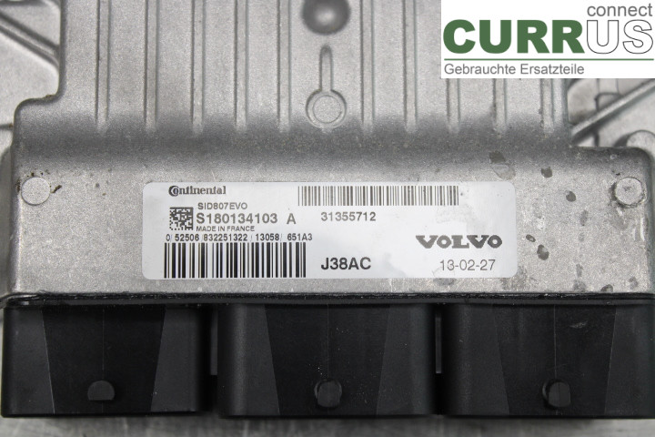 VOLVO V40  12-19 Engine Control Unit (ECU)  1.6/D4162T