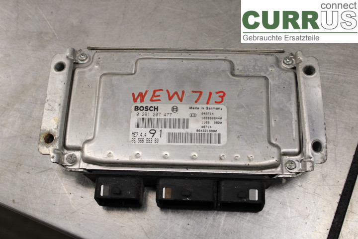 PEUGEOT 206  98-09 Engine Control Unit (ECU)  1.6i/NFU