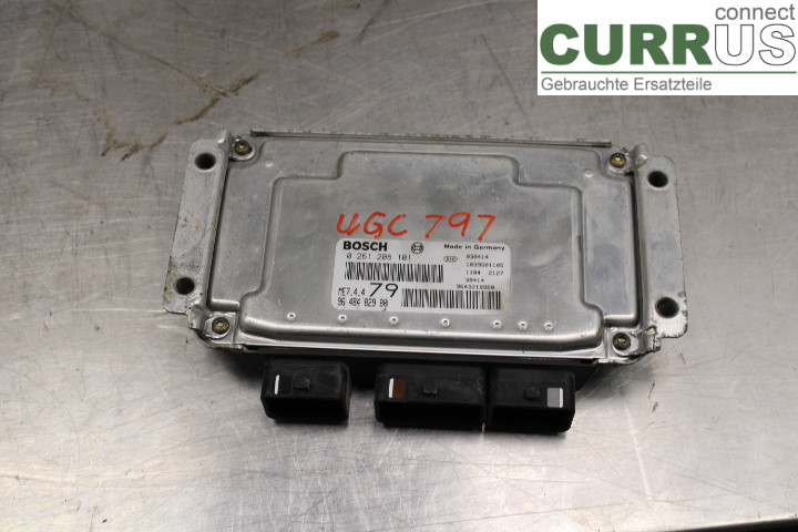 PEUGEOT 206  98-09 Engine Control Unit (ECU)  1.6-16V/NFU
