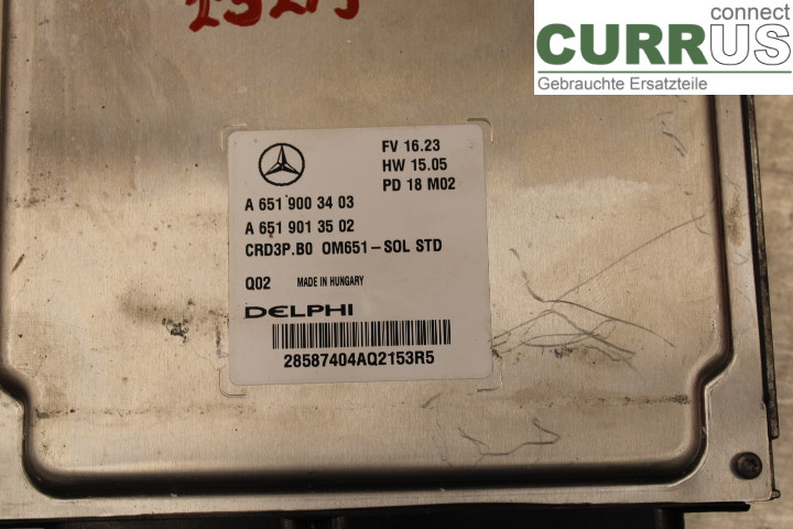 MB SPRINTER (W906) 06-18 Engine Control Unit (ECU)  2.2/OM651.957